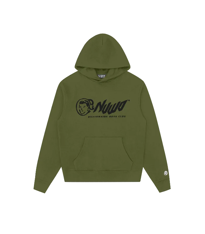 BBC X NUWO OG LOGO POPOVER HOOD - OLIVE